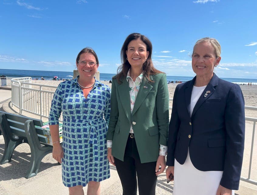 Executive Councilor Karen Liot Hill, Gov. Kelly Ayotte and Executive Councilor Janet Stevens, are pictured at an Executive Council meeting last summer.