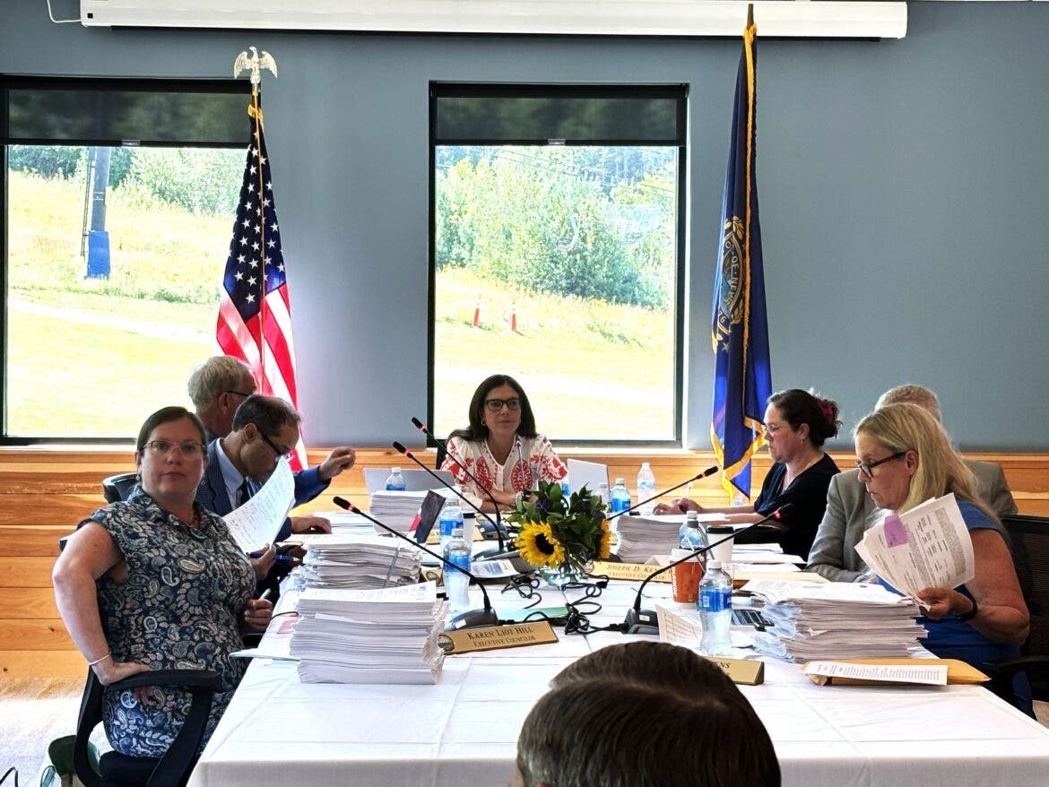 The Governor and Executive Council is pictured Wednesday at its meeting at Cranmore Mountain Resort in North Conway.