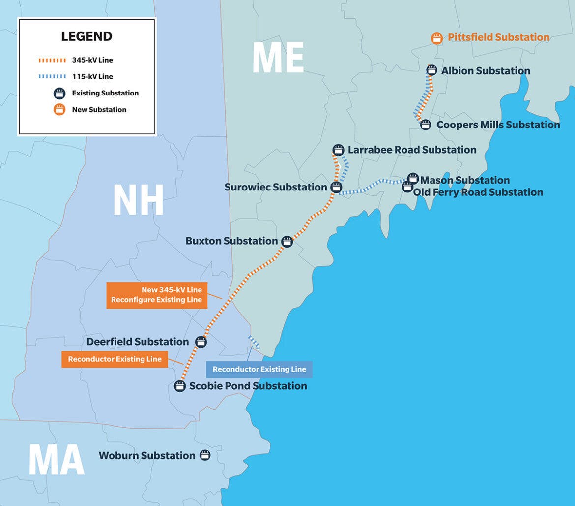 ISO New England, the grid manager, selected the joint Eversource-Avangrid project as the preferred long-term transmission solution to meet regional needs, as outlined in ISO-NE’s competitive bid process.