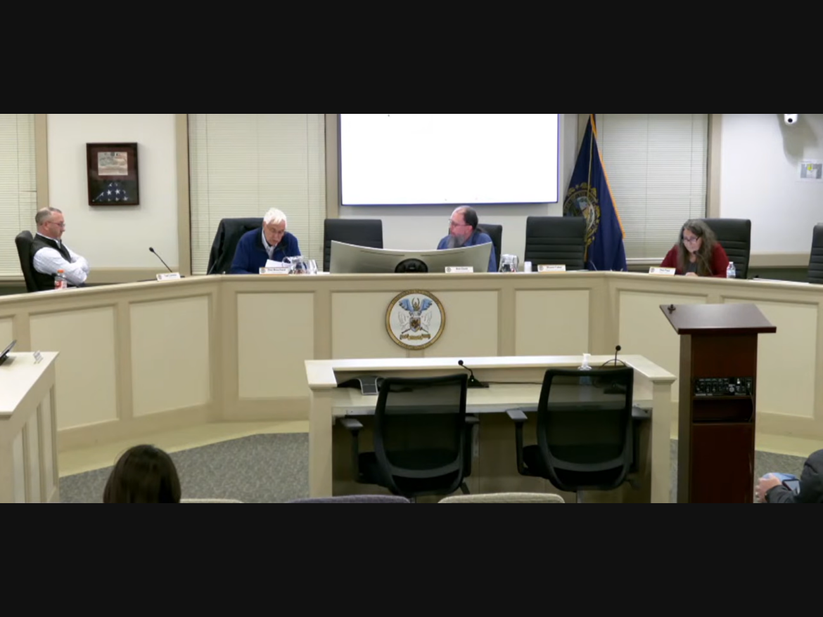 Monday night's Londonderry Town Council meeting.