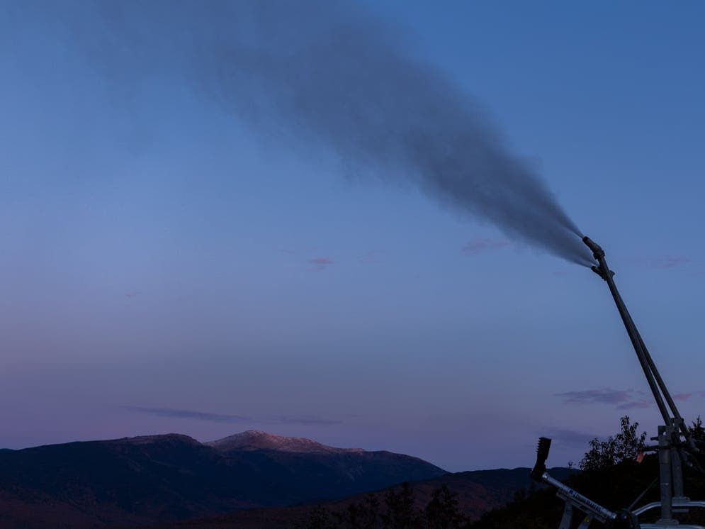 Black Mountain flipped the switch on its snowguns.