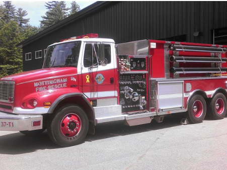 Nottingham Fire and Rescue truck