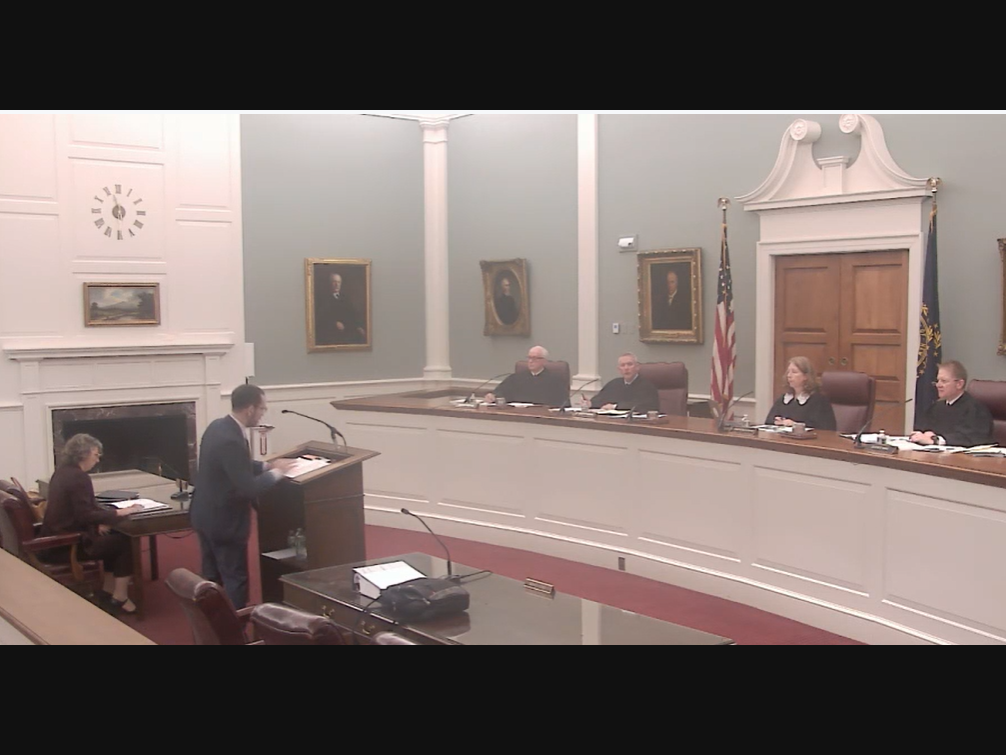 From left are: Justice Bryan K. Gould, Senior Associate Justice Patrick Donovan, Justice Melissa Countway, and Justice Daniel E. Will.
