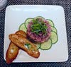 Tuna and avocado tartar
