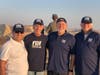 (From left to right) Harvey Siegel; Robert Hurwitz; FIDF Ohio Director Lane Schlessel; Darrell Young.
