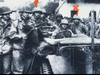Marcel Levy z”l with Sid Shafner z”l and his unit, after Marcel escaped the Dachau Nazi concentration camp.