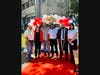 Second from left: Randa Agha, Principal of ISTS Tarshiha high school, and (third from left) Raz Frohlich, ISTS CEO