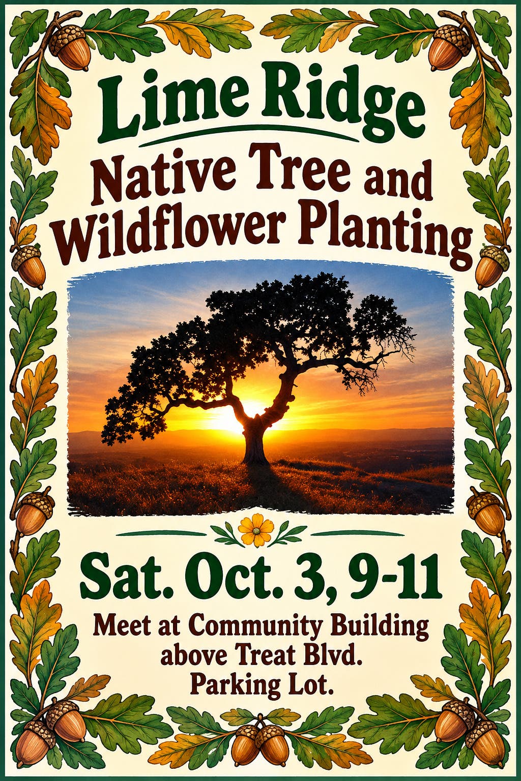 Native Trees and Wildflower Planting