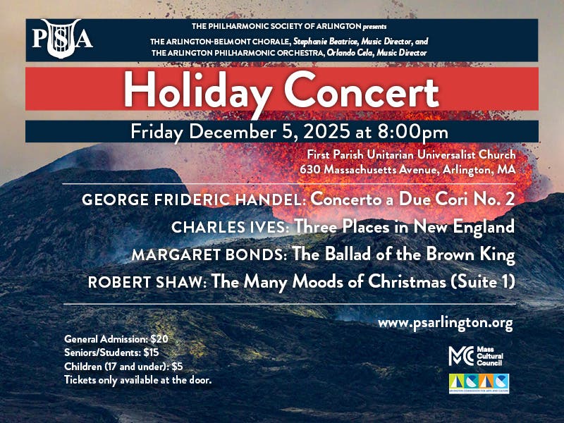 Philharmonic Society of Arlington- Holiday Concert