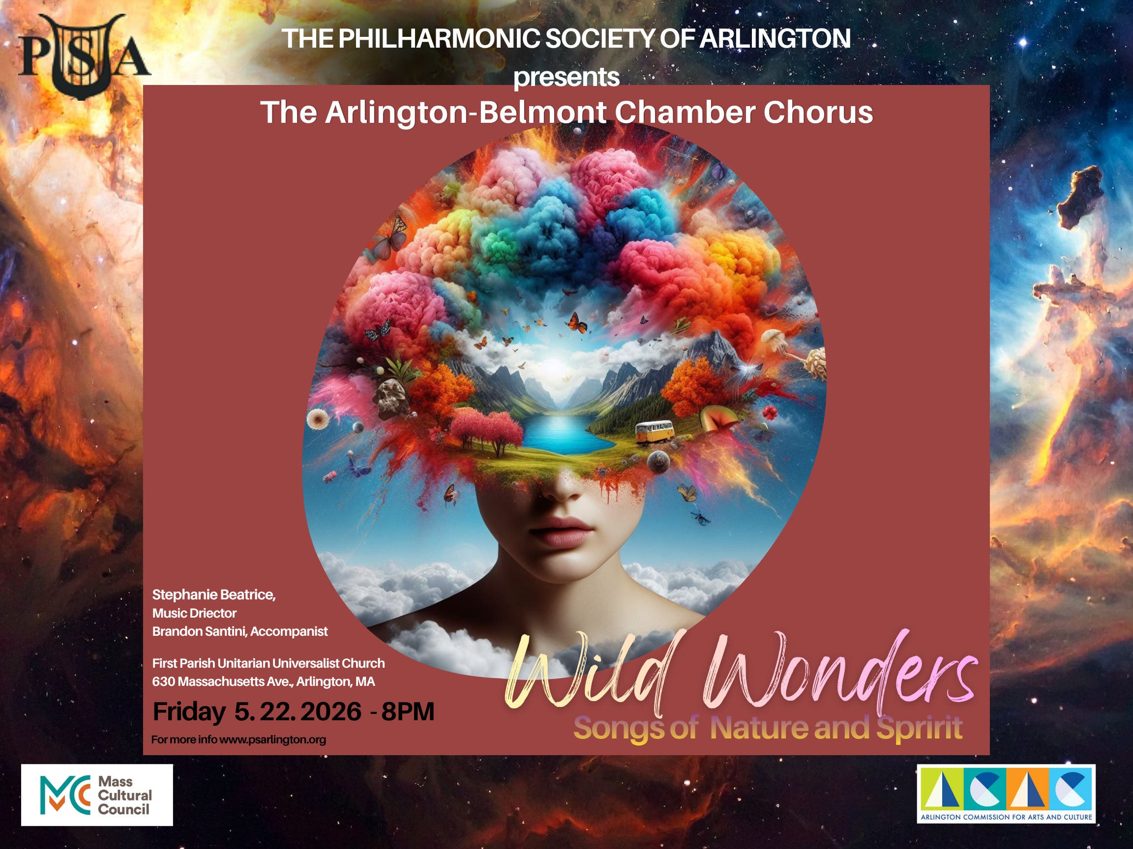 Arlington-Belmont Chamber Chorus concert: "Wild Wonders"