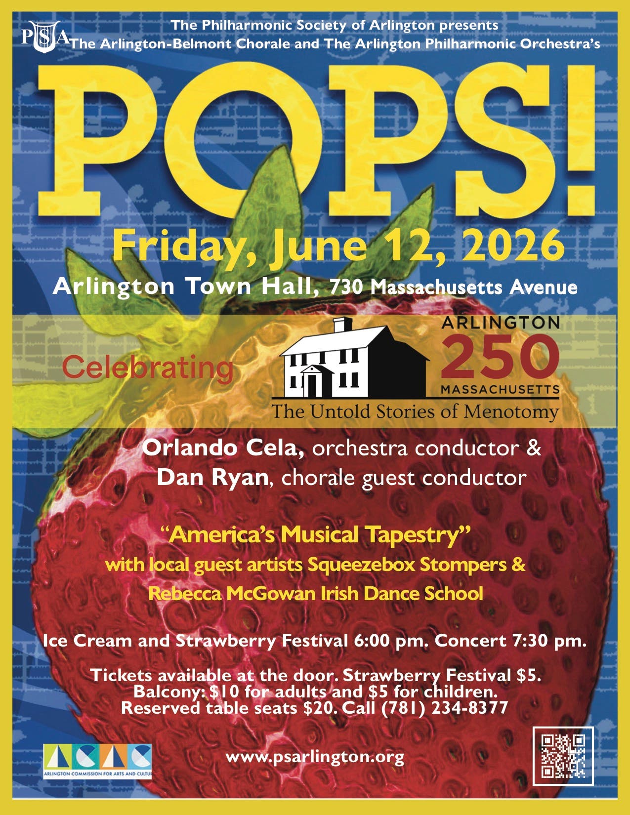 Pops Concert and Strawberry Festival- Philharmonic Society of Arlington