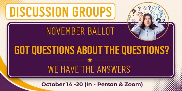 November Ballot Questions - Got Questions About The Questions?