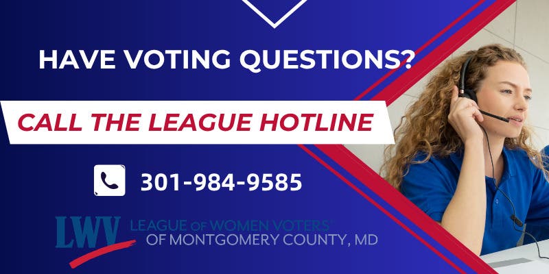 Voter Hotline  open now through November 3!