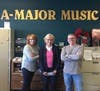 A-Major Team, with Jo Dooley on the left.
