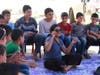 Joining the Children in Activities with the Mobile Library