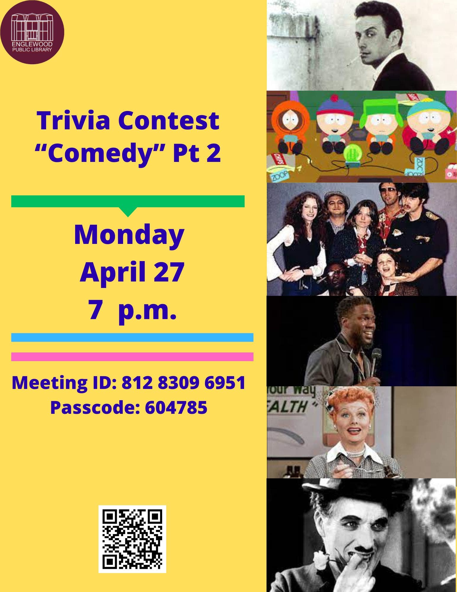 Comedy Trivia Contest Pt 2 (on Zoom)