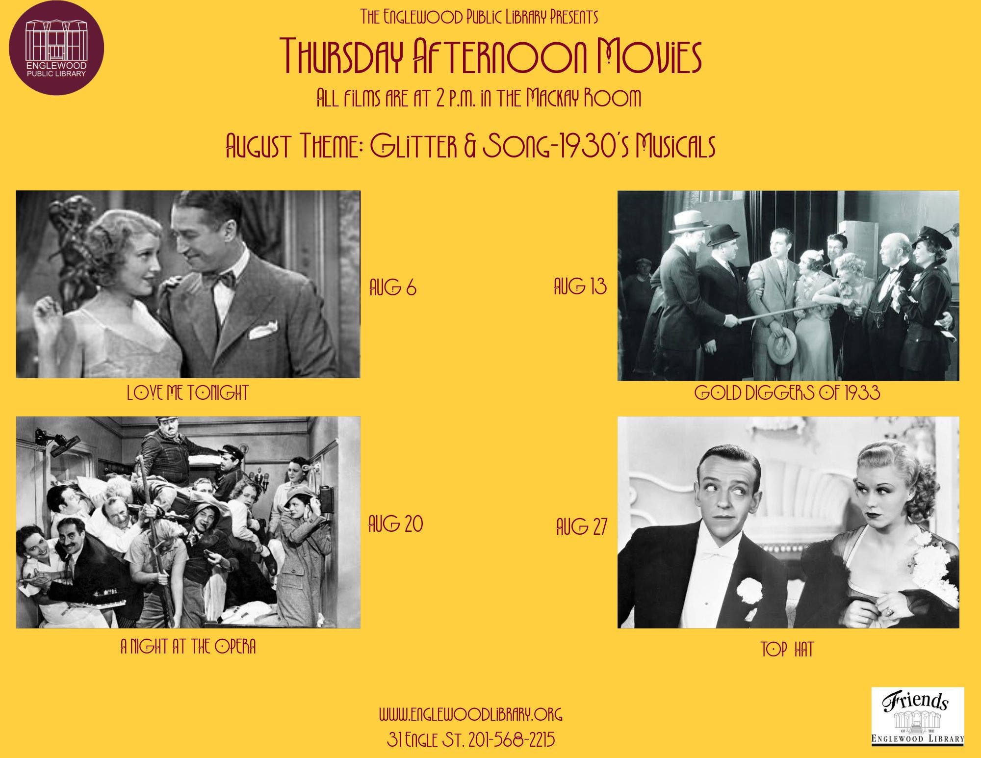 Film Series: Glitter & Song-1930's Musicals: Love Me Tonight