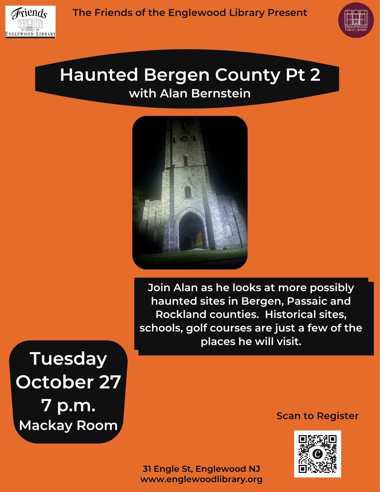 Haunted Bergen County Pt 2 With Alan Bernstein