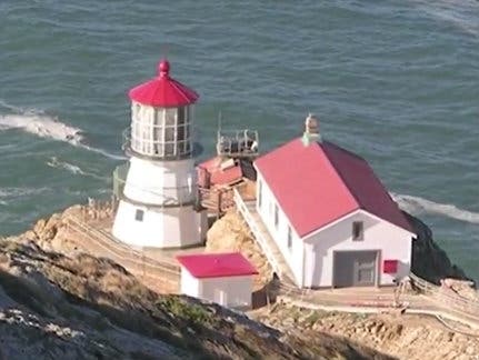 The extensive makeover included restoring the lighthouse lens and clockworks.