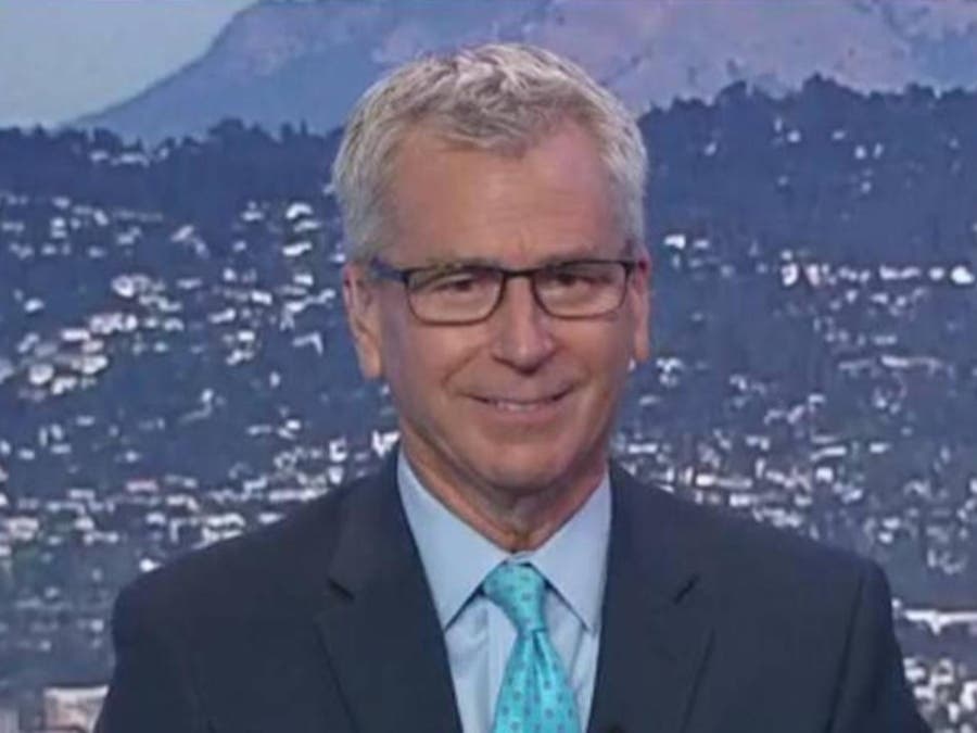 Allen Martin on the set at KPIX.
