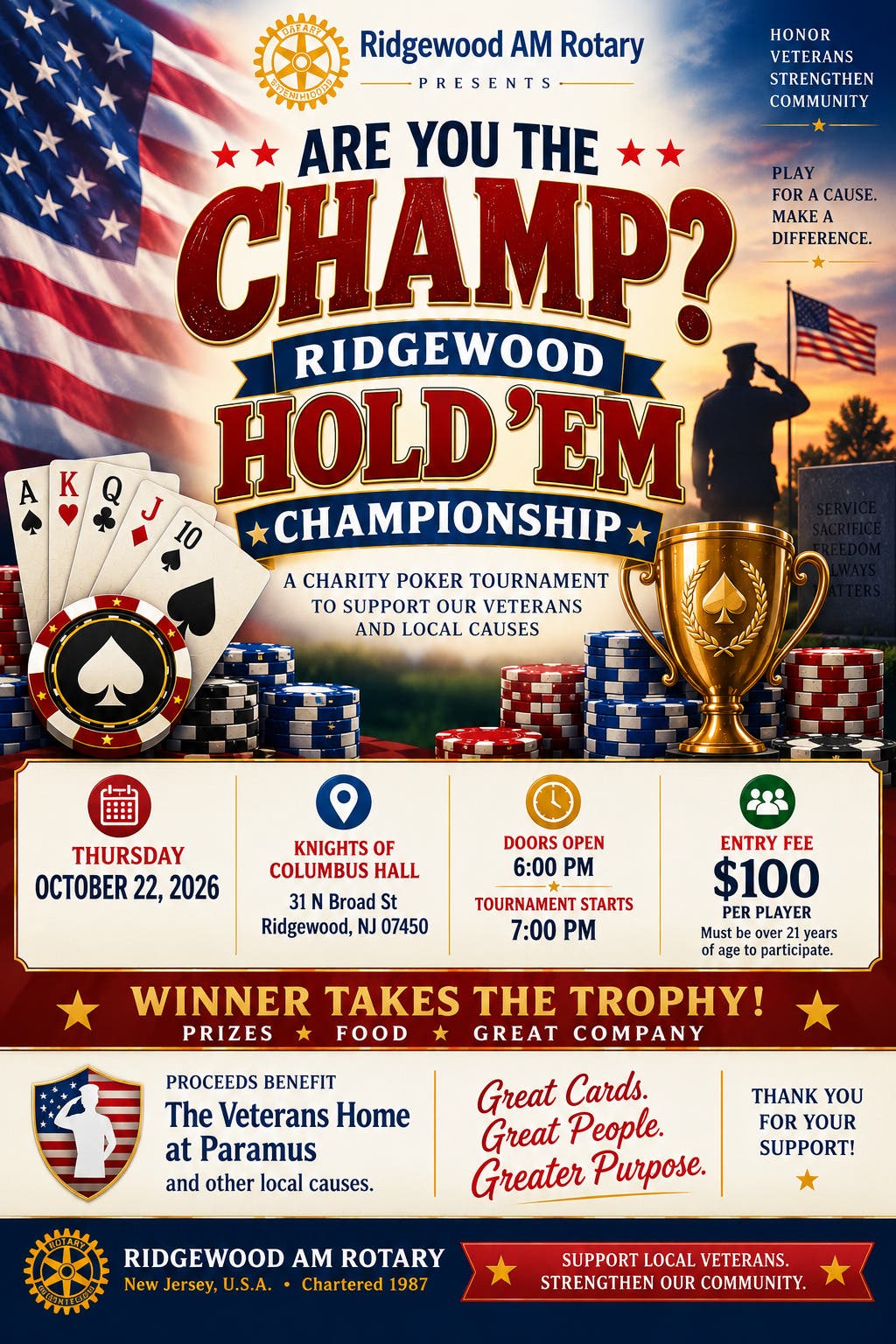 Ridgewood Hold 'Em Championship