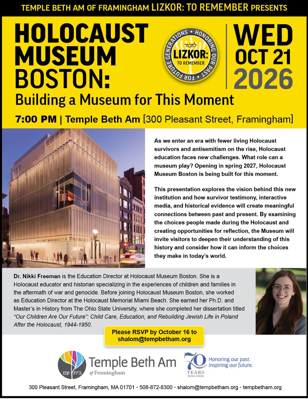 Holocaust Museum Boston: Building A Museum For This Moment