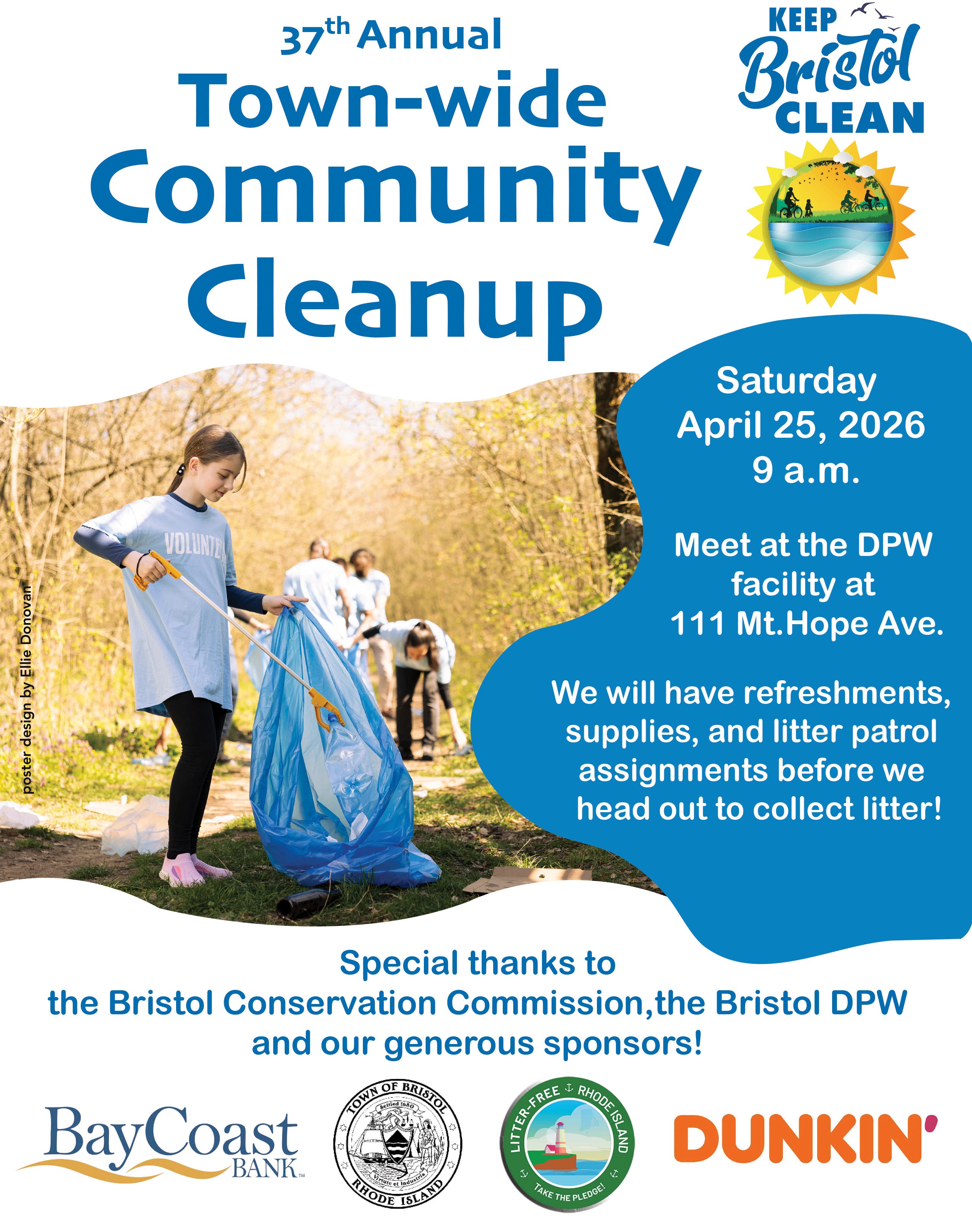 Keep Bristol Clean 37th Annual Town-wide Cleanup Day