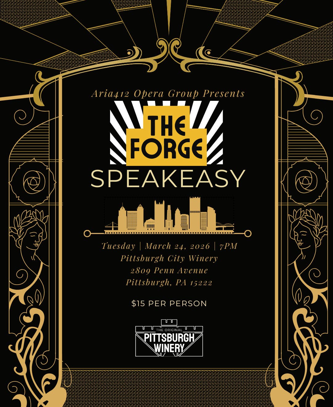 Aria412 Opera Group Presents The Forge: Speakeasy
