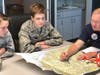 Sumter Composite Squadron cadets learn about the basic aviation curriculum before their Orientation Flights in 2019. 