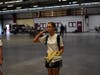Cadet Brilee Larson reports in to her first Civil Air Patrol Encampment. She earned the Female Honor Cadet Award at this 2018 event. 