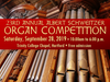 Finalists chosen for prestigious professional pipe organ competition September 28 in Hartford
