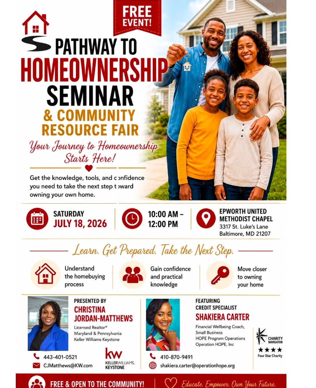Pathway to Homeownership Seminar & Community Resource Fair