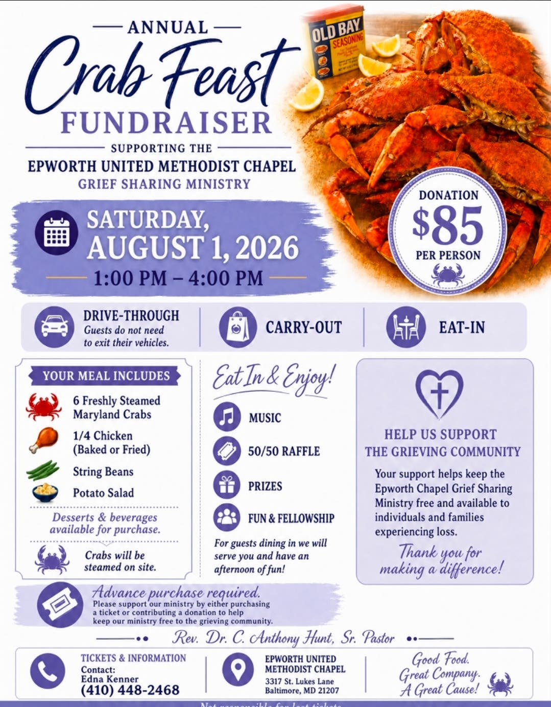 Annual Crab Feast Fundraiser