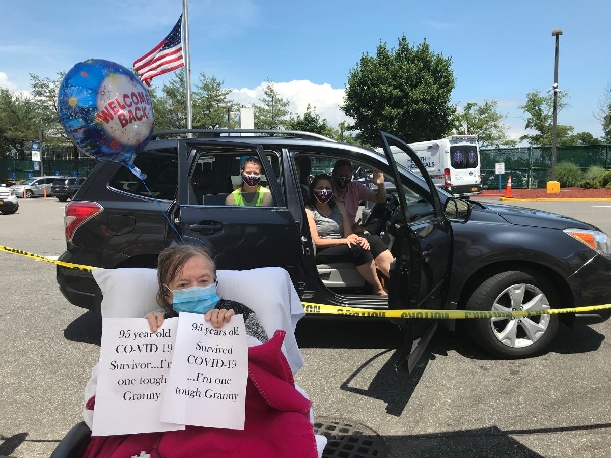 'One Tough Granny:' After fighting off COVID-19, a 95-year-old Parker resident reunites with family 