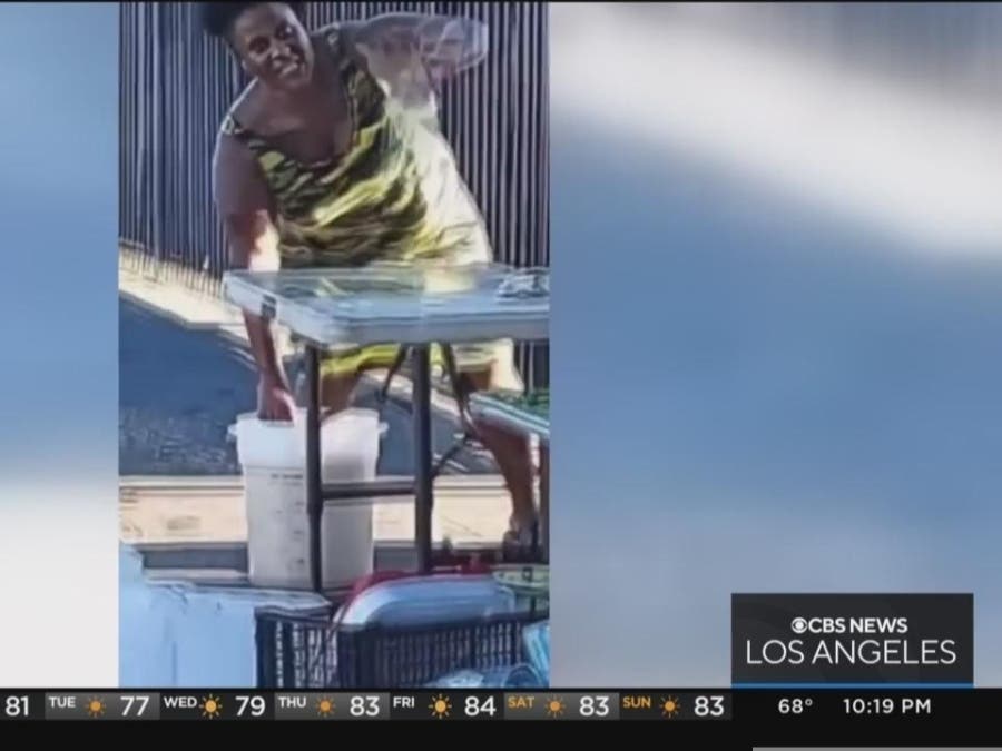 Woman Attacks Taco Vendor In South Los Angeles | Los Angeles, CA Patch