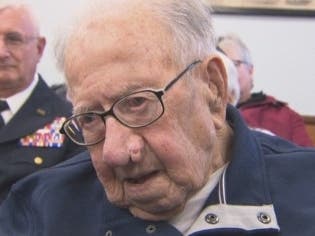 WWII veteran Peter Fantasia received the Bronze Star.