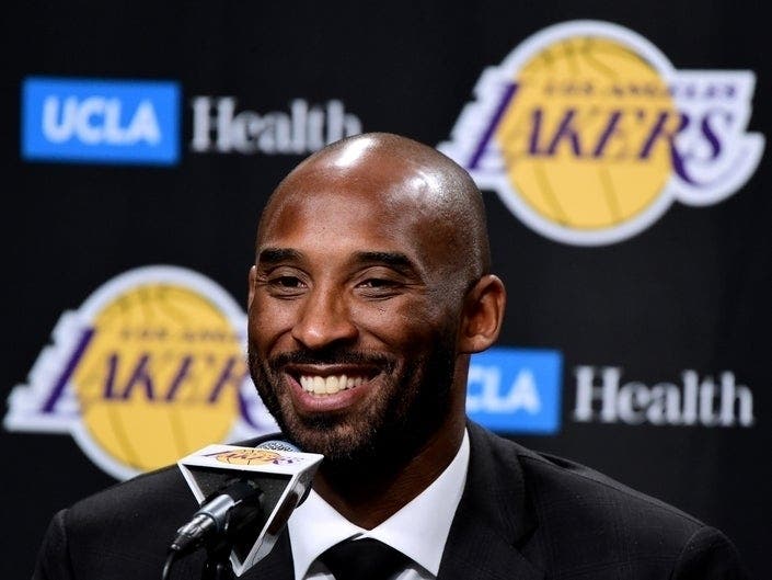 NBA great Kobe Bryant died Sunday, along with eight others, in the crash of a helicopter near Los Angeles.