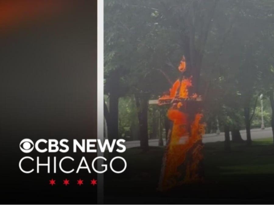 Passersby Left Shocked After Burning Cross Spotted In Grant Park