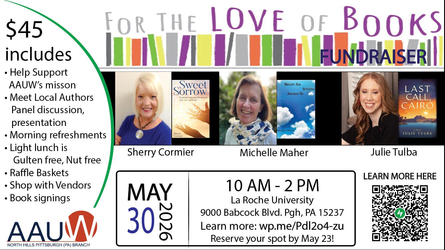 For The Love Of Books Fundraiser