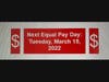 Wear RED on Equal Pay Day to symbolize how far women and minorities are 
"in the red" with their pay!