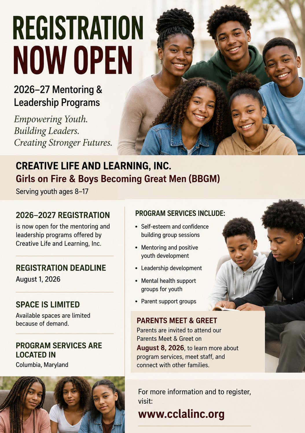 2026-27 Mentoring & Leadership Programs