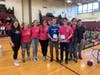 Farmingdale Team "VEXistential Crisis" with student partners from the Harvey School.