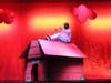 Alex Marcis (Snoopy) in Howitt Middle School’s production of You’re a Good Man, Charlie Brown