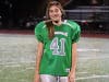 Howitt Middle School student Gianna Recine makes her football debut.