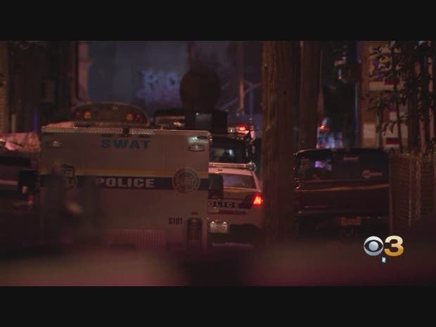 Authorities took a man into custody around 6:15 a.m. Wednesday.