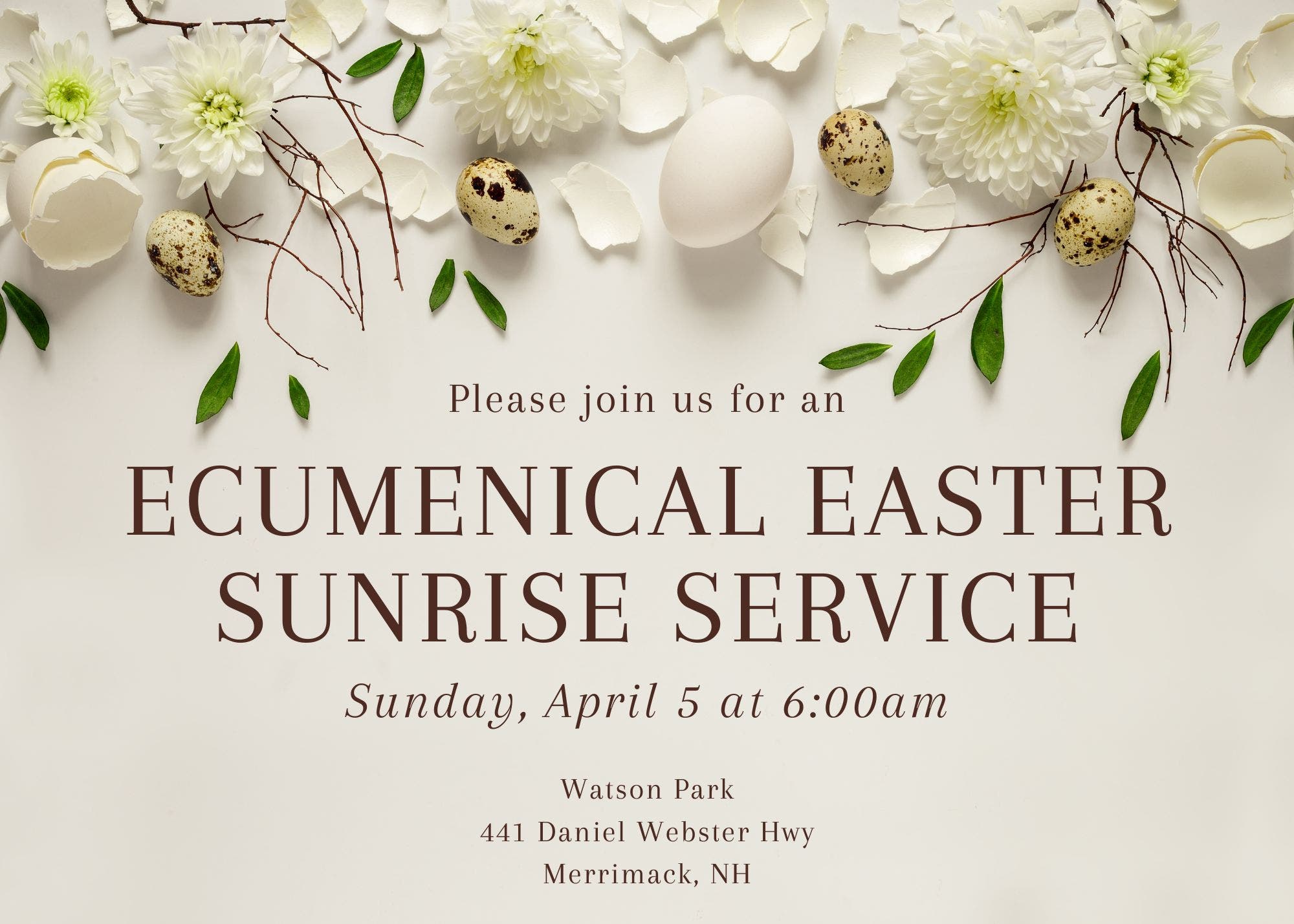 Ecumenical Easter Sunrise Service