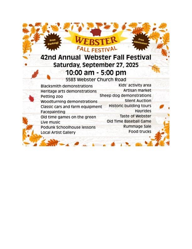 Webster Fall Festival