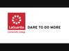 The LaGuardia Community College logo and motto.
