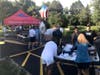 Participants checking in the morning of the race