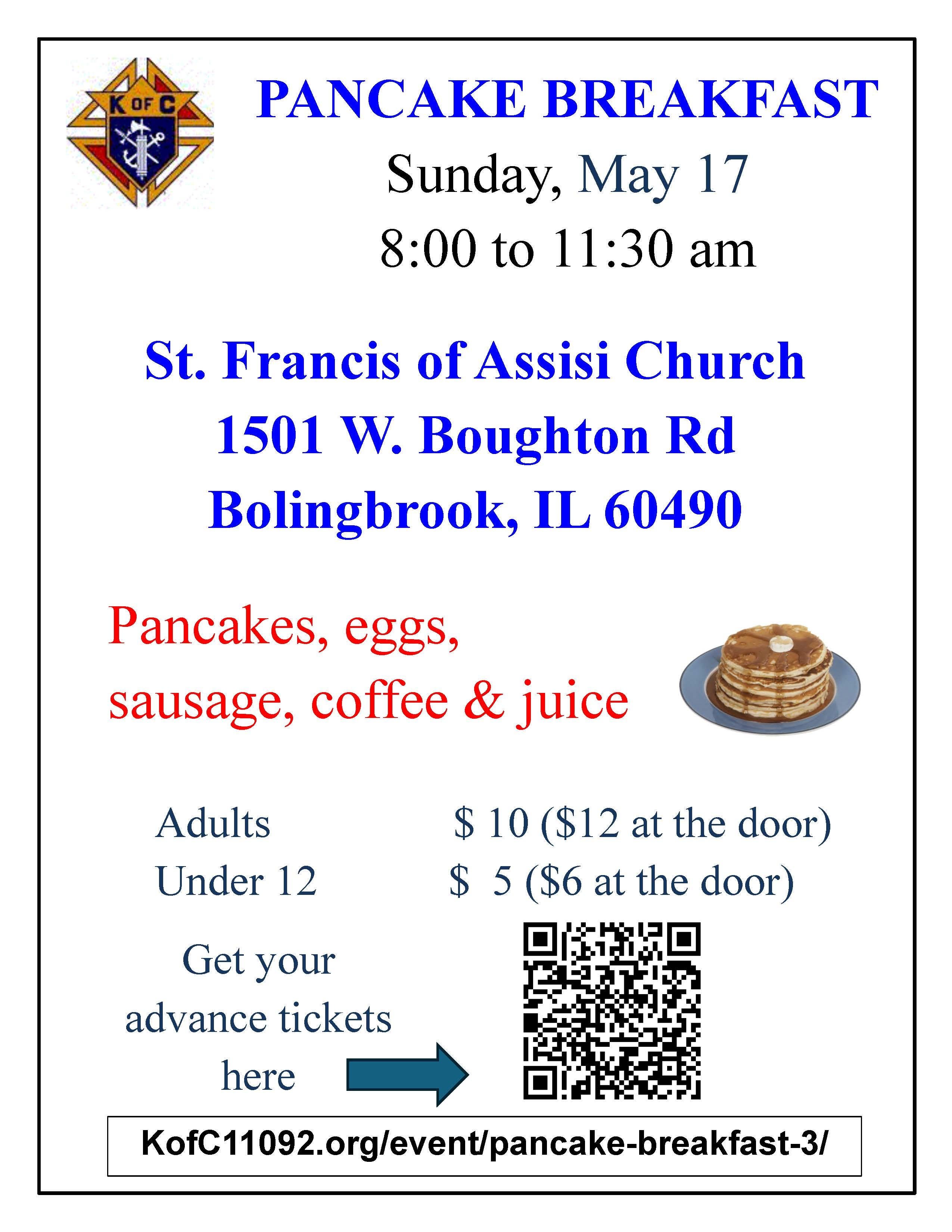 K of C #11092 Pancake Breakfast